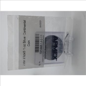 John Wick 1 oz .999 Silver Continental Round