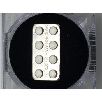 1/2 Troy Ounce 999 Fine Silver Lego 