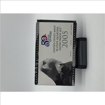 2005 US Mint 50 State Quarters Silver Proof Set 90% Silver 