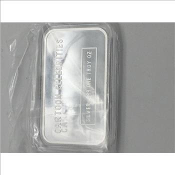 1 Troy Ounce .999 Silver Cartoon Celebrities Donkey Kong 