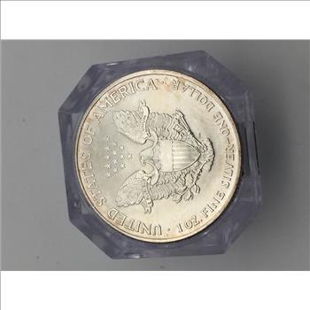 2004 Colorized American Eagle 1oz .999 Silver 