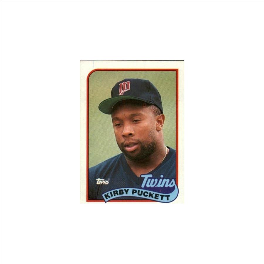 1989 Topps Baseball Card 650 Kirby Puckett Property Room