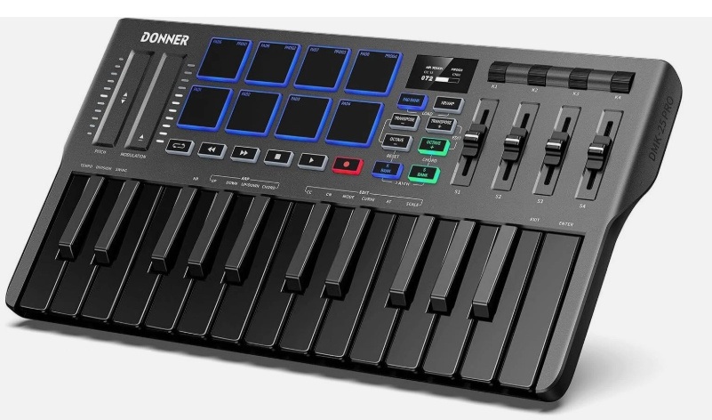 Donner DMK-25 Pro USB MIDI Keyboard Controller