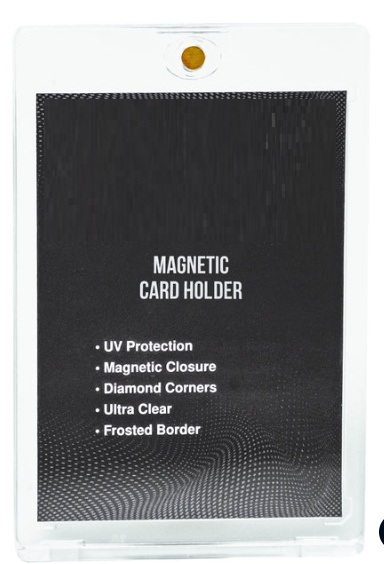 5 Units Acrylic Magnetic Card Holders for Trading Cards 