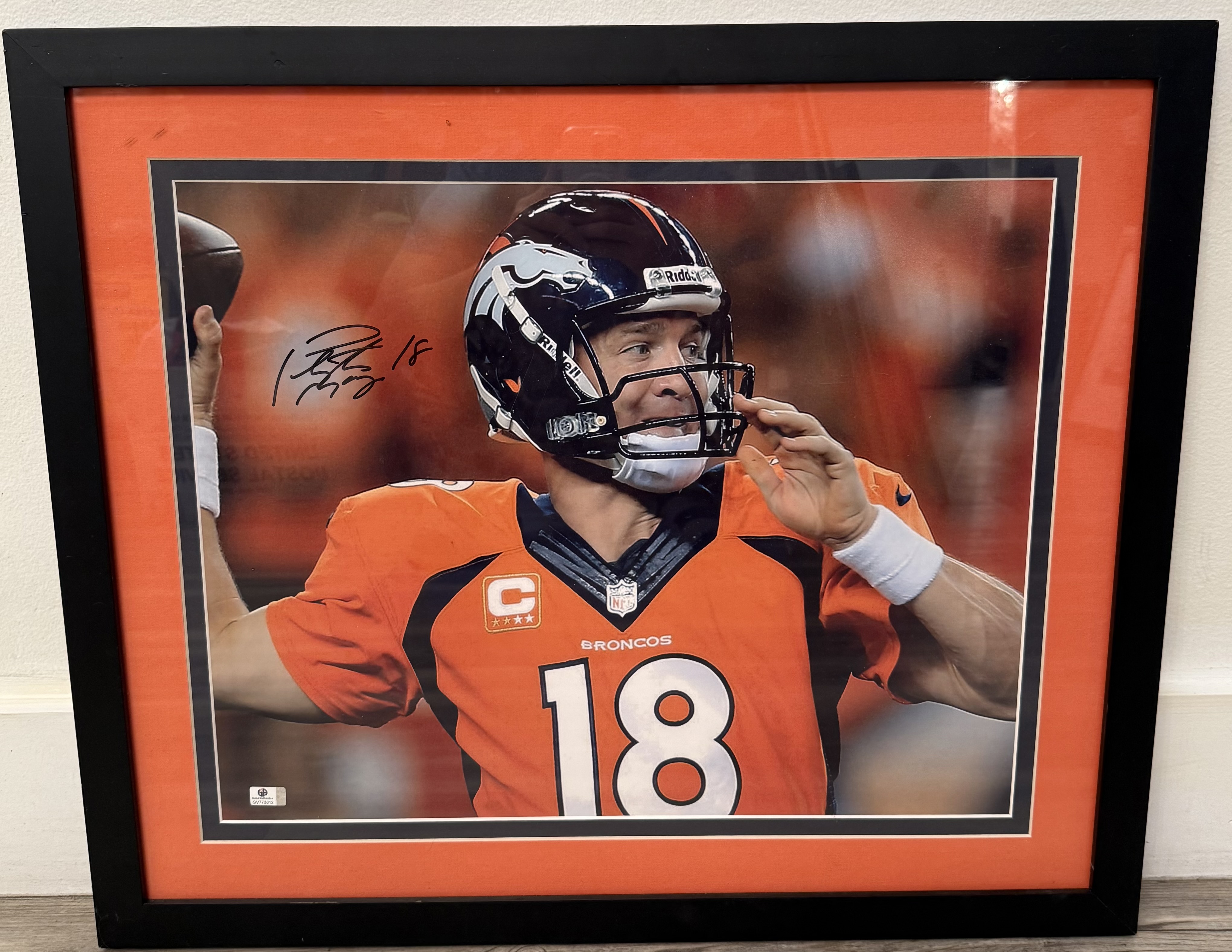 Authentic Autographed Peyton Manning Picture 26" x 22" 