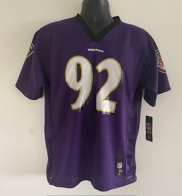 NFL Baltimore Ravens Haloti Ngata Replica Jersey # 92 Size Youth X-Large