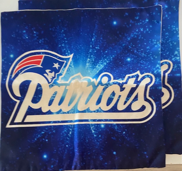 New England Patriots Pillowcases 2 Units 17" x 17"
