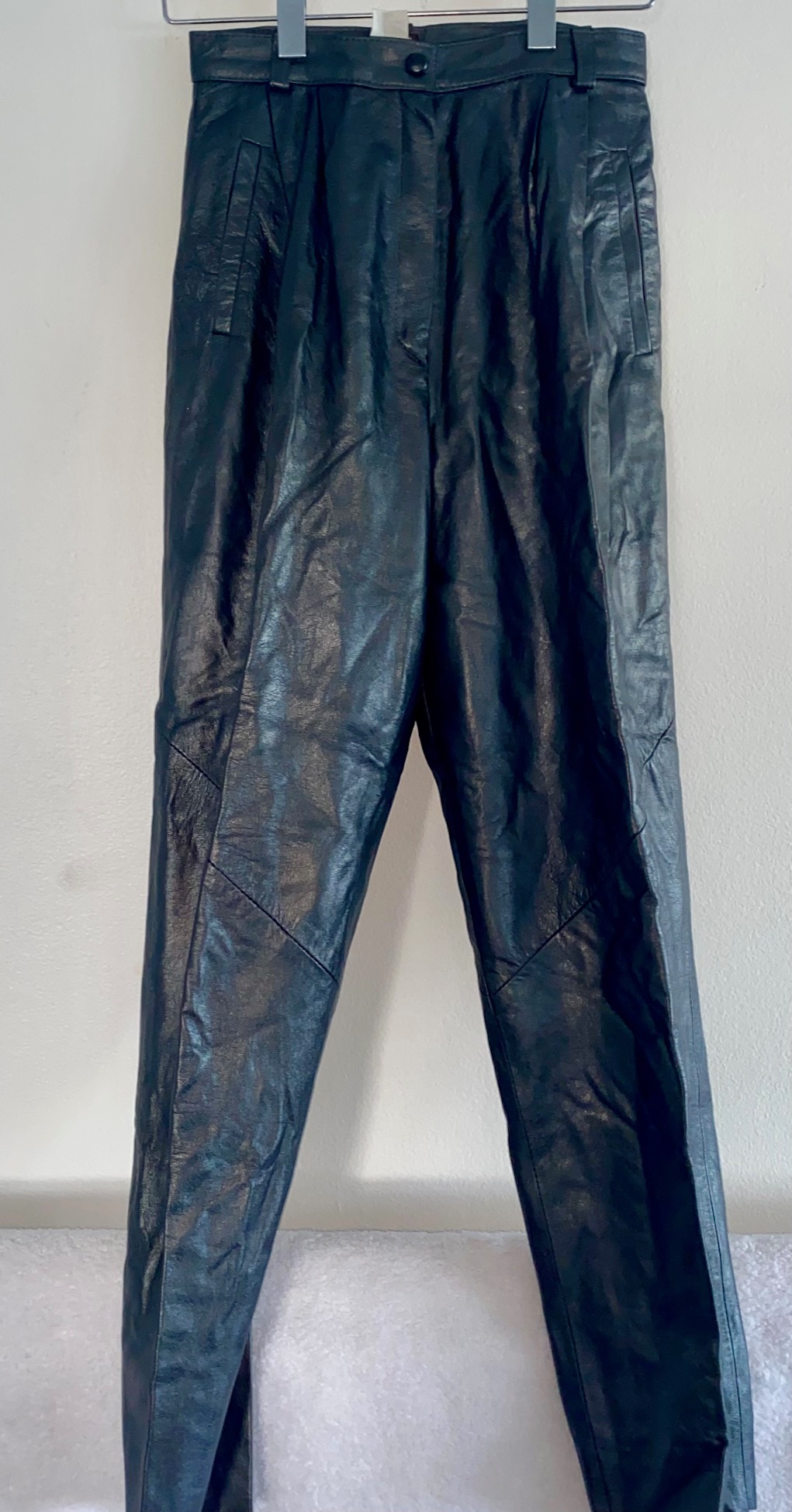 Norma Leather Pants Size 8 Retail $399.00