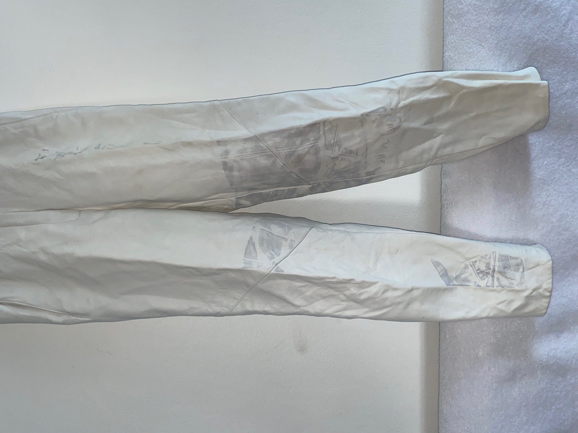 FIRENZE Leather Pants Size 8 Retail $399.00