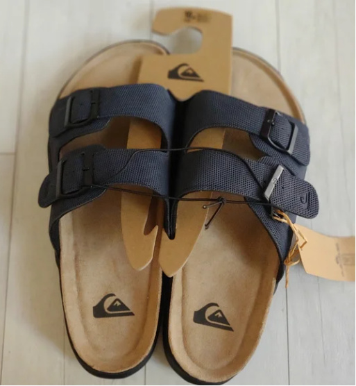 QUIKSILVER Embark Deck Double Strap Sandals Slides Size 12