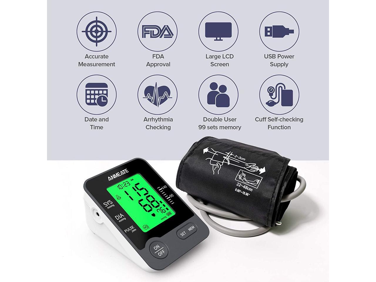 Anmeate Blood Pressure Monitor Automatic Property Room