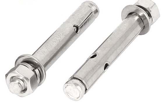 15-Pack 5/16" X 2-1/2" Sleeve Anchors - Heavy Duty Carbon Steel For Concrete Walls