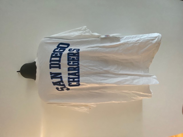 San Diego Chargers T Shirt Size 2X-Large 