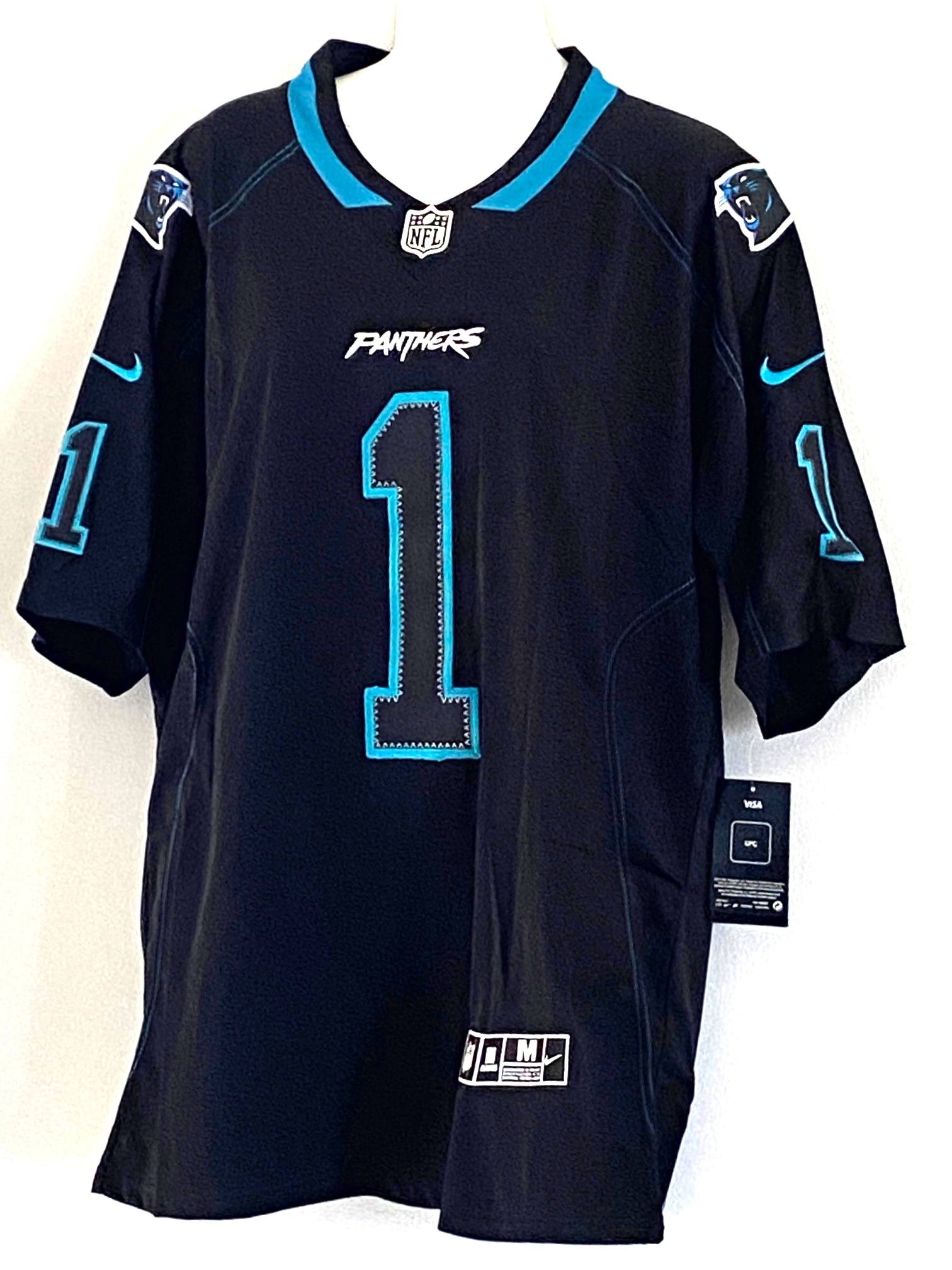 NFL Carolina Panthers Cam Newton Women's Replica Jersey Size  M/L