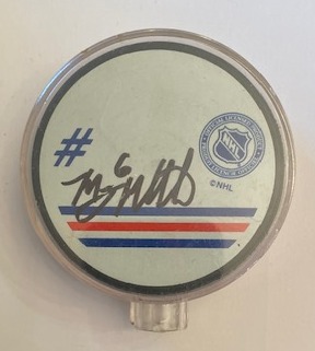 NHL New York Rangers Autographed Puck