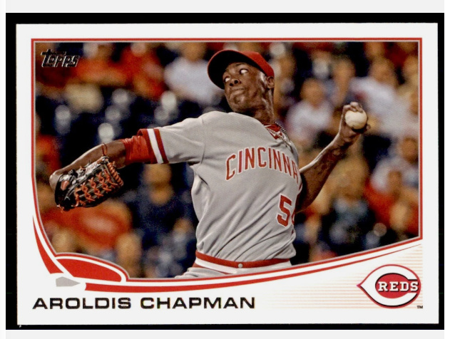 Cincinnati Reds Aroldis Chapman Card # 396