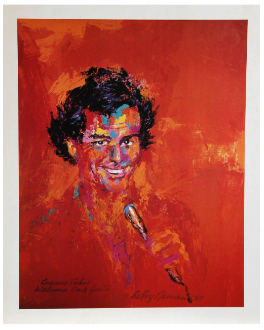 Welcome Back Julio Iglesias Caesar’s Tahoe LeRoy Neiman 1984
