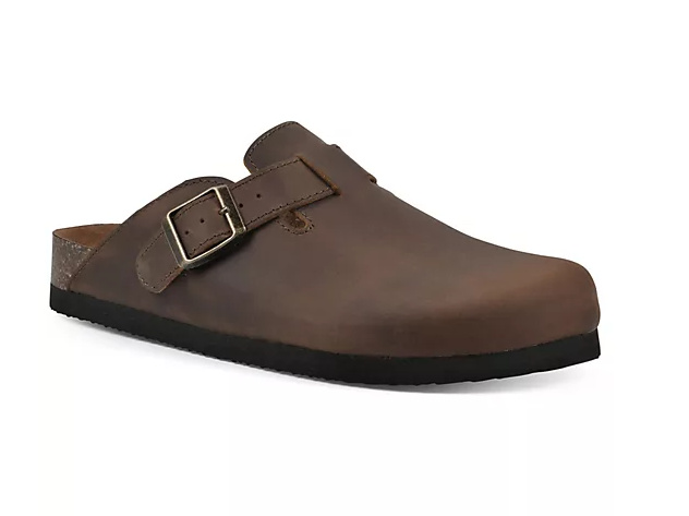 Nautica Men's Dark Brown Slip-On Clogs Shoes Size 13