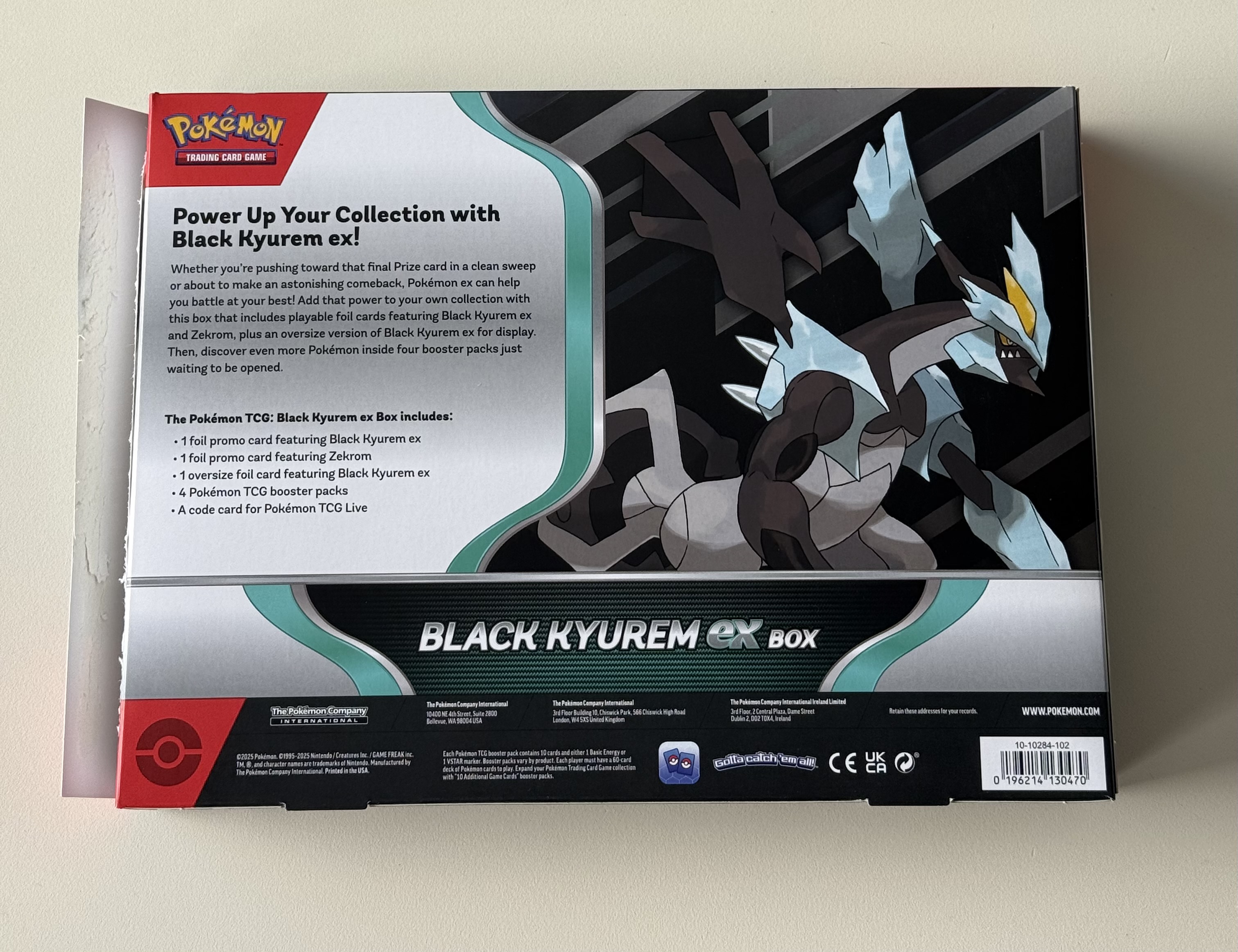 Pokemon - BLACK KYUREM EX BOX