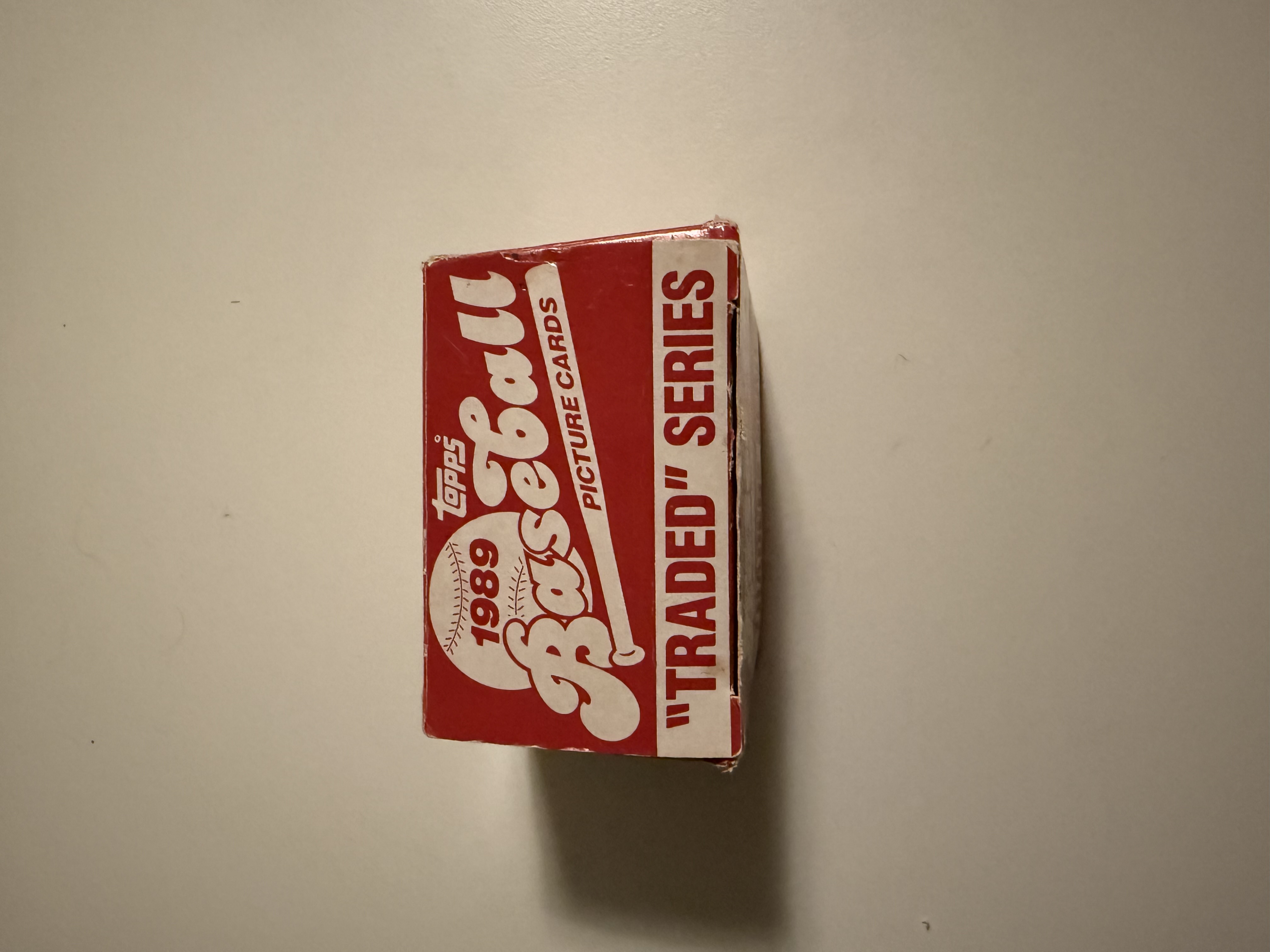 Topps 1989 Baseball “Traded” series box
