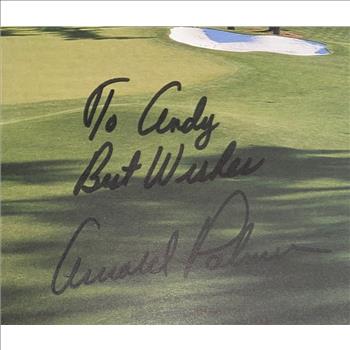 Signed Arnold Palmer Autograph 2000 Masters Tournament Annual Hardcover Book Augusta