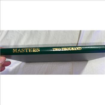 Signed Arnold Palmer Autograph 2000 Masters Tournament Annual Hardcover Book Augusta