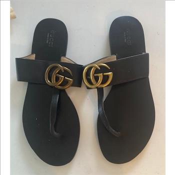 Gucci Marmont Leather Sandal Size 40 / US9