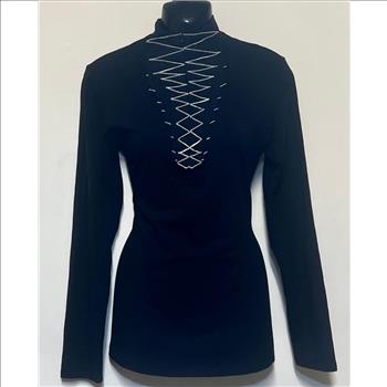 Ruffle Women Pleated Blouse Sie Large