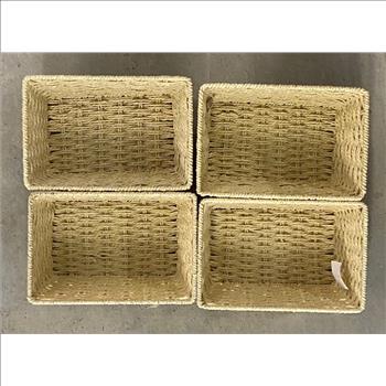 4 Storage Bathroom Baskets