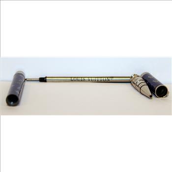 LOUIS VUITTON Ballpoint Pen Metallic Blue