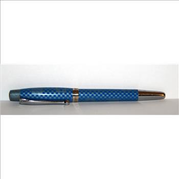 LOUIS VUITTON Ballpoint Pen Metallic Blue