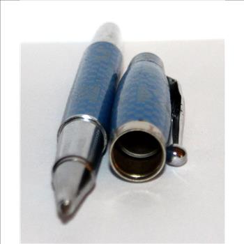 LOUIS VUITTON Ballpoint Pen Metallic Blue