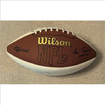 NFL football signed by players