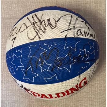 NFL football signed by players