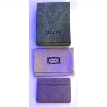 Gucci GG Emblem Card Wallet 