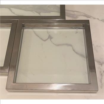 Three Glass Trays 