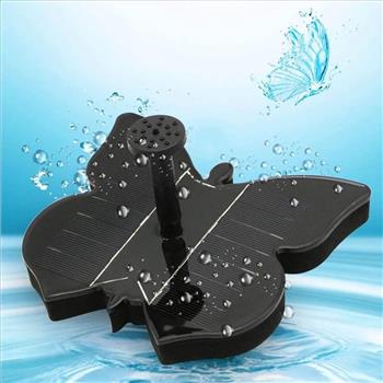 Solar Waterfall Fountain Butterfly Shape Retail $163.28