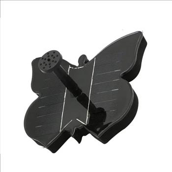Solar Waterfall Fountain Butterfly Shape Retail $163.28