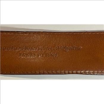 J.W. Cooper Alligator Belt Size 42 Retail $299.99