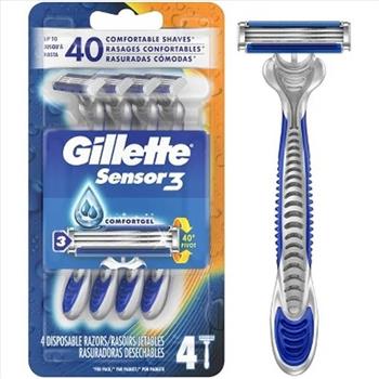 Gillette Sensor3 Comfort Disposable Razors 