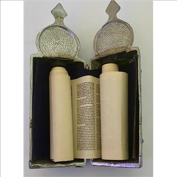 Mini Torah Metal Case