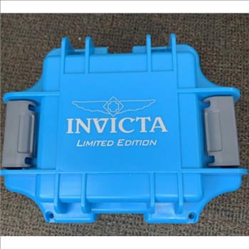 Invicta Watch Box LE Blue Diver Storage Hard Shell Case 