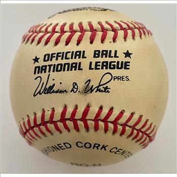 MLB Autographed Baseball Jeff Bagwell Houston Astros Player and Hall of Famer. 