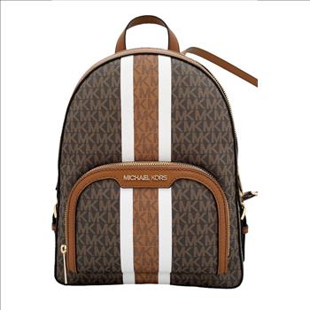 Michael Kors Jaycee Backpack Brown MK Retail $278.99