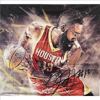 NBA James Harden Canvas Art Print 60" x 50" Retail $199.99 | Property Room