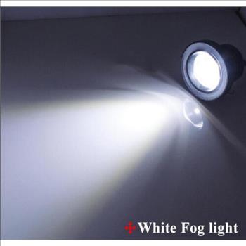 LED Fog Angel Eyes Car Lamp NIB