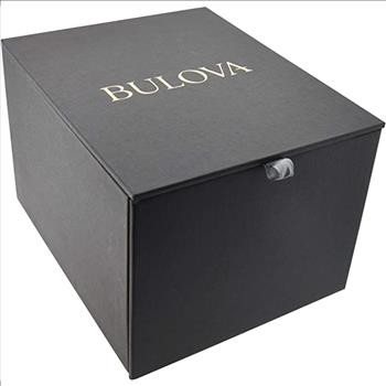 BULOVA Men's Phantom Black Stainless Steel/Crystal Bracelet Watch