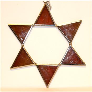 Star Of David Stain Glass 
