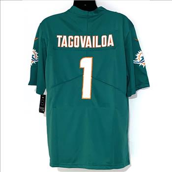 NFL Miami Dolphins Tua Tagovailoa Replica Jersey Size Medium
