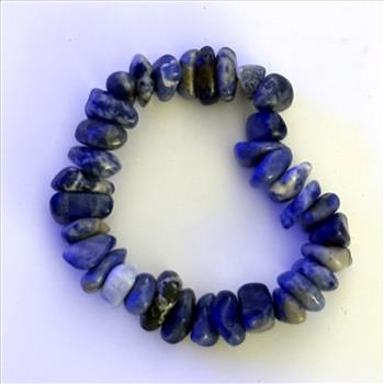 Sodalite Chip Stretch Bracelet